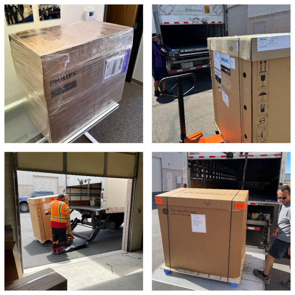 ultrasound logistics equipment shipping